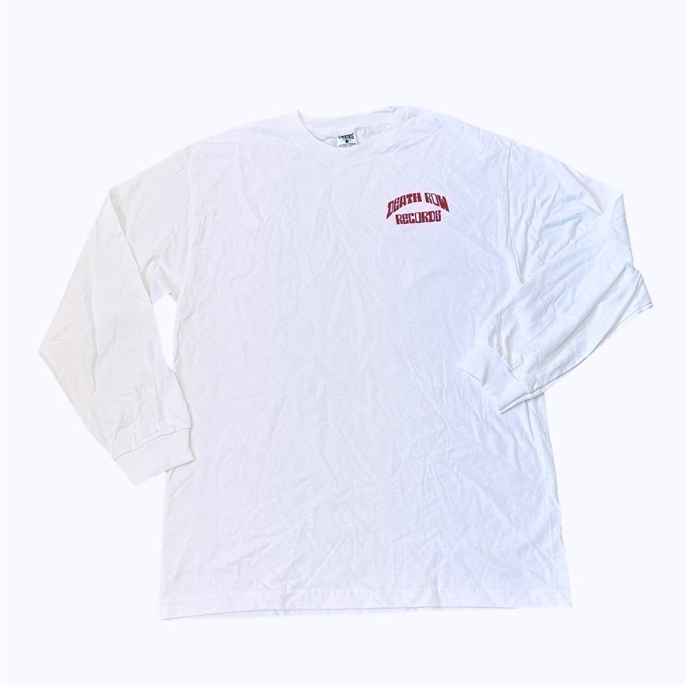 NWOT Death Row Records Core Long Sleeve Crewneck in White